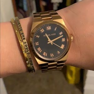 Michael Kors women’s Channing gold watch
